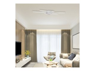 Meredith modern LED mennyezeti lámpa, 4 rúd ívelten (18W) természetes fehér