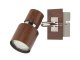 Merkur fali spot lámpa (GU10) wenge