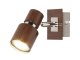Merkur fali spot lámpa (GU10) wenge