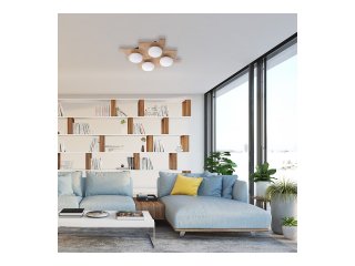 Norwood skandináv sílusú LED mennyezeti lámpa (12W) meleg fehér