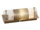 Periodic fürdőszobai fali lámpa, IP20 (E14) bronz, 24 cm széles