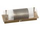 Periodic fürdőszobai fali lámpa, IP20 (E14) bronz, 24 cm széles
