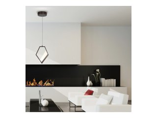 Silvana LED függeszték, ötszög forma (15W) meleg fehér
