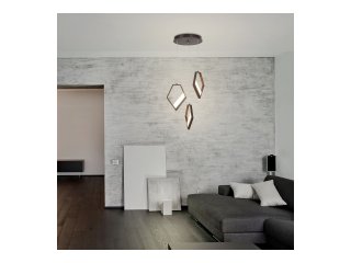 Silvana LED függeszték, ötszög forma (45W) meleg fehér