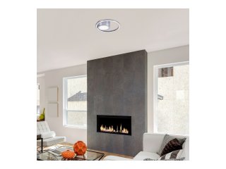 Sirius mennyezeti LED lámpa (20W) természetes fehér, kerek - króm