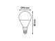 SMD-LED led izzó E14 6 Watt 480 lumen természetes fehér