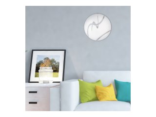 Soley üvegbúrás LED mennyezeti lámpa folyosóra, nappaliba (12W) melegfehér