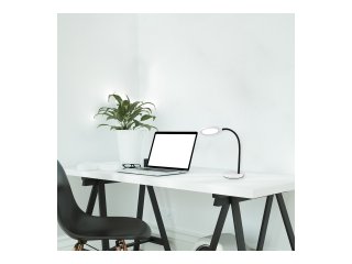 Timothy asztali LED lámpa (7.5W) - dimmelhető - természetes fehér, fekete-fehér