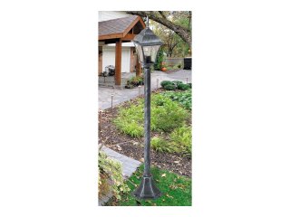 Toscana kültéri állólámpa (E27) antik ezüst, 106 cm
