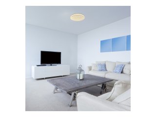 Trevor mennyezeti LED lámpa, csillogó effekttel (24W) meleg fehér - 38.5 cm