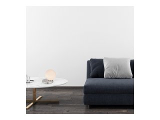 Trudy asztali LED lámpa, szatin króm (5W) meleg fehér