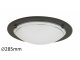 Ufo mennyezeti lámpa (E27) fekete - 28.5 cm