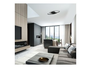 Vesta mennyezeti LED lámpa, két gyűrűs (50W) meleg fehér