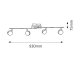 Zahra LED spotlámpa (4x5W) meleg fehér