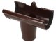 Ereszcsatorna rendszer, 90/75 mm, 4 méter, barna, PVC
