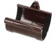 Ereszcsatorna rendszer, 90/75 mm, 4 méter, barna, PVC
