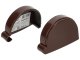 Ereszcsatorna rendszer, 90/75 mm, 4 méter, barna, PVC