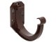 Ereszcsatorna rendszer, 90/75 mm, 4 méter, barna, PVC