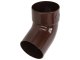 Ereszcsatorna rendszer, 90/75 mm, 4 méter, barna, PVC