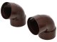 Ereszcsatorna rendszer, 90/75 mm, 4 méter, barna, PVC