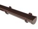 Ereszcsatorna rendszer, 90/75 mm, 4 méter, barna, PVC