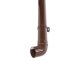 Ereszcsatorna rendszer, 90/75 mm, 4 méter, barna, PVC