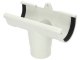 Ereszcsatorna rendszer, 90/75 mm, 4 méter, fehér, PVC