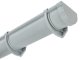 Ereszcsatorna rendszer, 90/75 mm, 8 méter, szürke, PVC