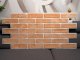 Regul PVC falpanel - Brick - Barna tégla