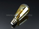 LED lámpa E27 Filament (4W/300°) Retro - meleg f. DIM