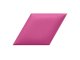 Rombusz alakú bőrpanel, bőr falpanel - Inka 821 Pink (30.1x17.2 cm)