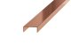 NOX Prémium dekorcsík- inox, tükör rosegold 20mm/270cm