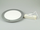 Rounda LED panel IP44 ezüst (224 mm) 18W - meleg fehér