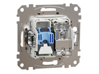 Sedna Design TV/RJ45 Cat6 UTP kombinált aljzat, bézs