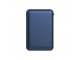 PowerBank külső akkumulátor SuperSmall kábellel (2xUSB) kék - 5000 mAh