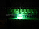 LED lámpa E27 (15W/30°) PAR38 - zöld (IP65)