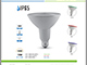 LED lámpa E27 (15W/30°) PAR38 - zöld (IP65)