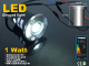 PowerLED lámpatest járófelületbe (1W/12V) hidegf.