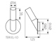 Kanlux Teri EL-1O fali-mennyezeti lámpa, G9