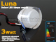 LED dekor lámpatest Luna süllyeszthető (3W) meleg fényű