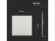 LED panel (600 x 600mm) 45W - meleg fehér, IK05 védelemmel, (CRI> 95 - RealColor)