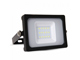 Slim SMD-B LED reflektor (10W/100°) - Fekete ház, Hideg fény