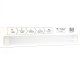 Konyhapult világító LED lámpa: Evolution (15W - 60 cm) - 160lm/Watt - hideg fehér