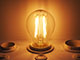 E27 LED izzó Retro filament (6W/300°) Körte - meleg fehér, PRO Samsung