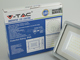 Slim LED reflektor (50W/100°) Szürke ház, Hideg fényű