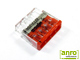 2273 Wago Compact vezeték összekötő, 4 x 2.5mm² vezeték nyílásos (100 db)