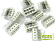 2273 Wago Compact vezeték összekötő, 8 x 2.5mm² vezeték nyílásos (50 db)