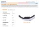 Venice kültéri fali LED lámpa (9W) fekete - IP54 - felfelé íves - meleg fehér