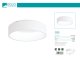 MARGHERA mennyezeti LED lámpatest (25.5W) opál burás