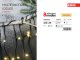 Kültéri LED-es jégcsap fényfüggöny (600LED/10méter) 8 program, meleg fehér